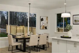 Photos of completed model home on #11. Color, spec, and floorplan may vary.