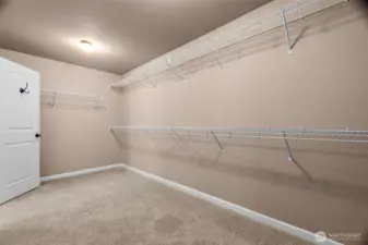 Primary walk-in closet
