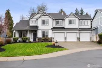 Ample parking with an oversized 3 car garage + large driveway!