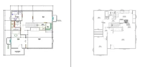 Property Floorplan: Upper floorplan on the right. Non-conforming ceiling height basement level on the left.