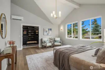 Lofty vaulted ceilings in Primary
