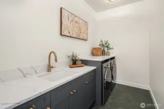 Storage in Laundry Room