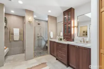 Professional designed Primary bath, featuring a spa-like atmosphere and luxury finishes for ultimate relaxation.