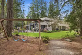 Other important features: two play structures, neighborhood trails, a toy shed, and a 3-car garage with EV charging and located in award-winning Snoqualmie Valley School District.
