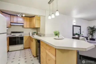 A second full kitchen offers endless possibilities for how to use this space.