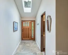 Front door and Foyer.