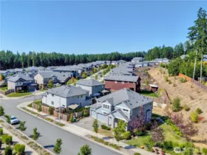 Large Lot with curbed streets and sidewalks
