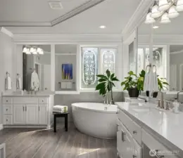 Primary bath remodeled in 2023.