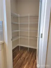 Spacious, Walk-In Pantry