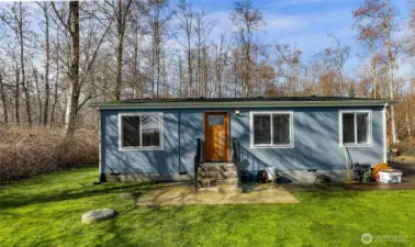 Front entrance is ready for its new owner!