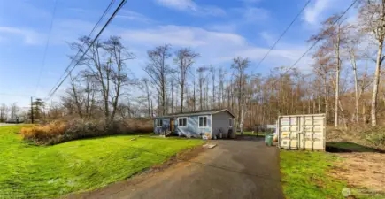 Yard space in front and back