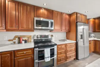 Thoughtful storage solutions keep your kitchen clutter-free and functional.