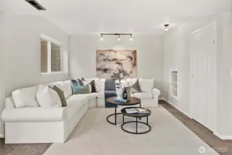 Cozy Couch Nook,  A perfect spot to relax, read, or unwind.