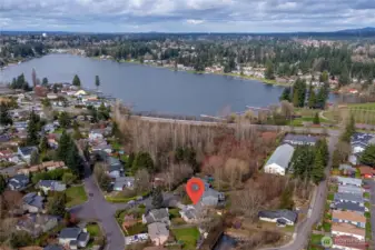 Located close to Lake Meridian, shopping, dining, and more!