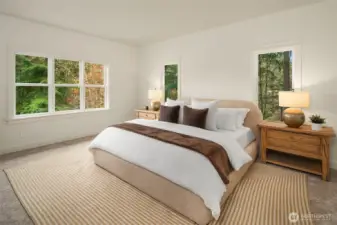 Primary main floor bedroom