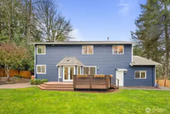 Your view form the treehouse deck