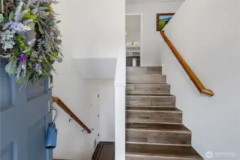 Entering The Home Through Front Door.