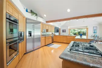 Look at ALL the space this kitchen employs.