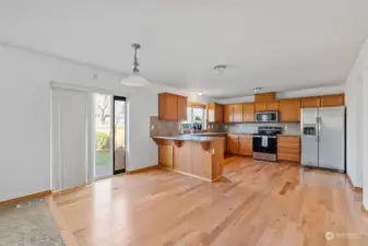 breakfast area in the kitchen