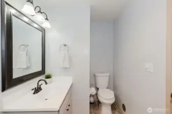 1/2 Bath - Downstairs