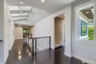 Soaring Ceilings & Light Filled Hallway