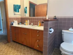 Huge bathroom on first floor