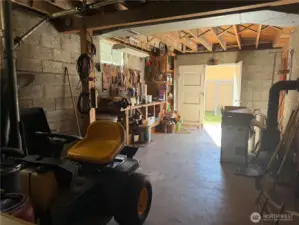 Lots of storage downstairs