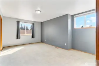 Primary suite on top floor