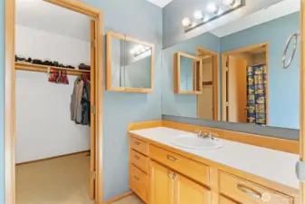 Primary bathroom sink
