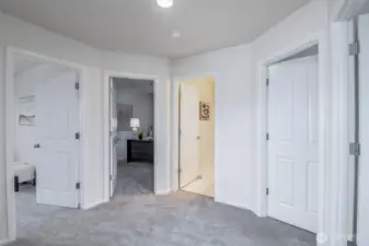 2nd Level Hallway To All Bedrooms And Full Bathroom