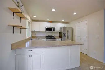 Kitchen with Eating Area