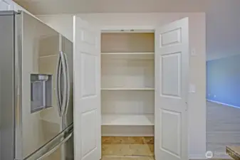 Kitchen with Eating Area and Pantry