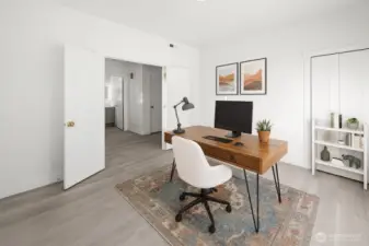 Study digitally staged by AI