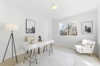 Additional bedroom can be used for office