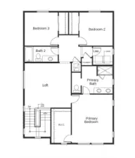 For layout purposes, not of actual home