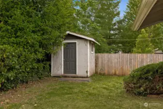 A garden shed, or perhaps finish off this to create a mini-office remote working space in your backyard!