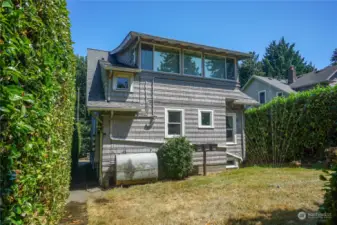 Back of the house - large backyard