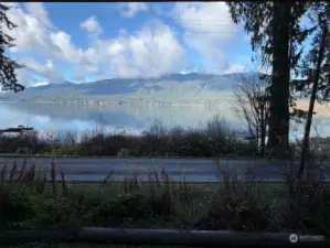 View of Lake from front deck.