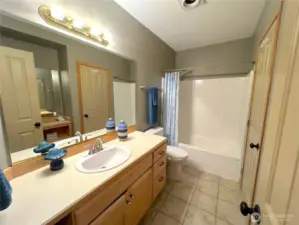 main floor shared bathroom