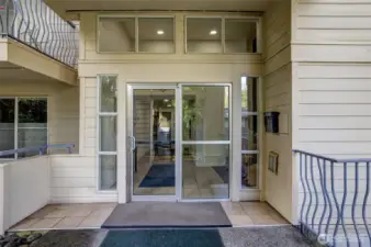 Secure and level entry