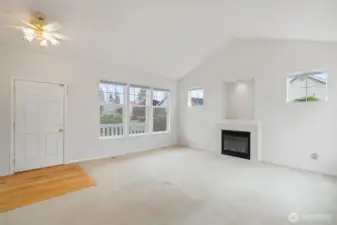 Living Room with Fireplace