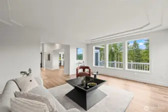 One more view of the living/great room.
