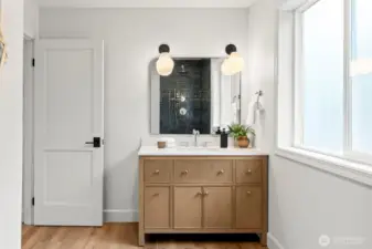 Guest bathroom won't disappoint...