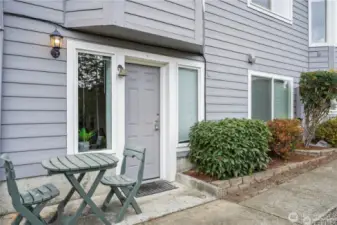This is the entrance to the 1 bedroom unit.  Very cute and completely remodeled.