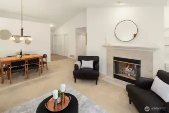 Large entrance with easy access to all rooms.