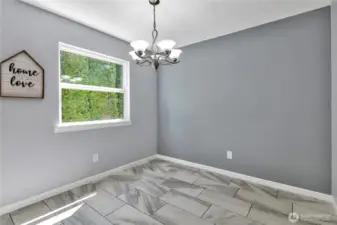 Informal Dining Room off the kitchen.
