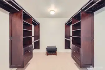 HUGE walk-in closet in main primary suite.