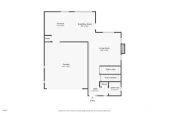 Main level floorplan