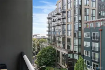 Peek-a-boo views of the Puget Sound!