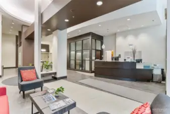 Lobby with 24-hour concierge